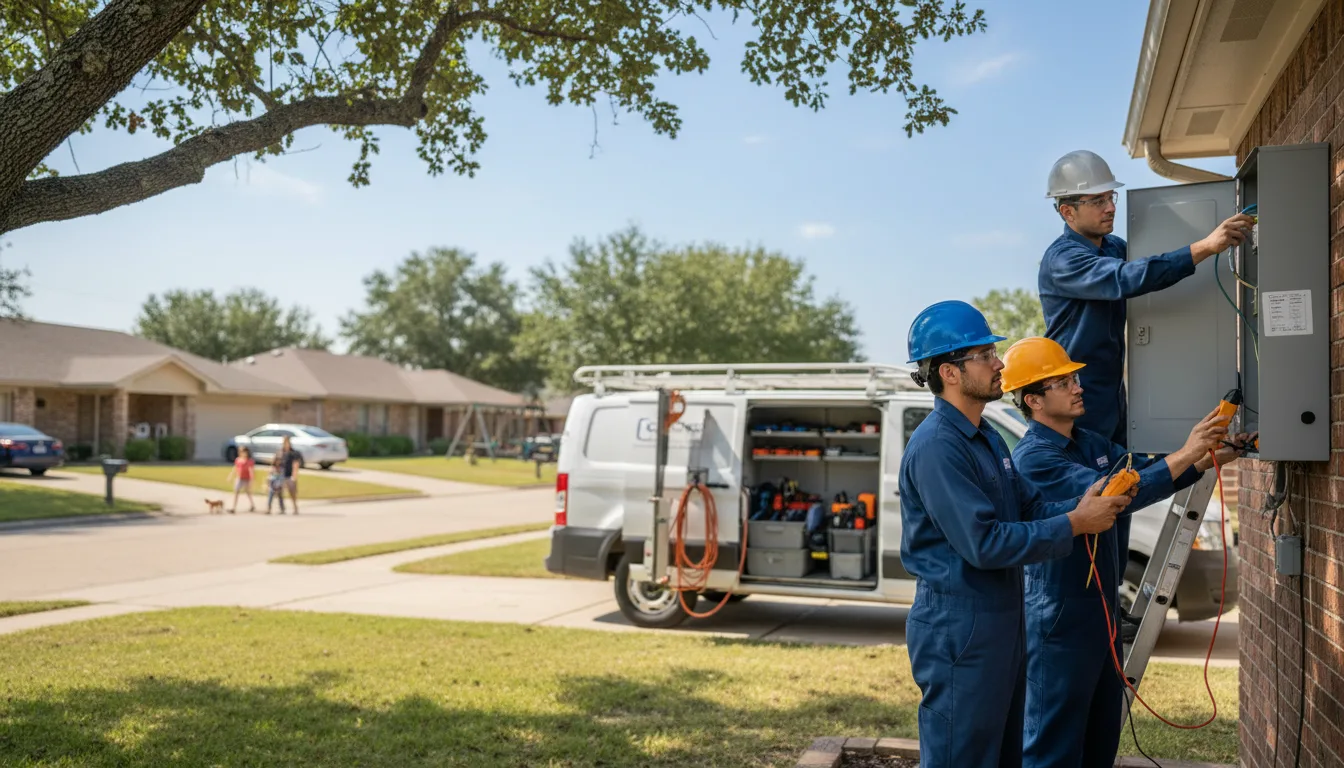 Certified electrician providing emergency electrical services in Rhine, GA